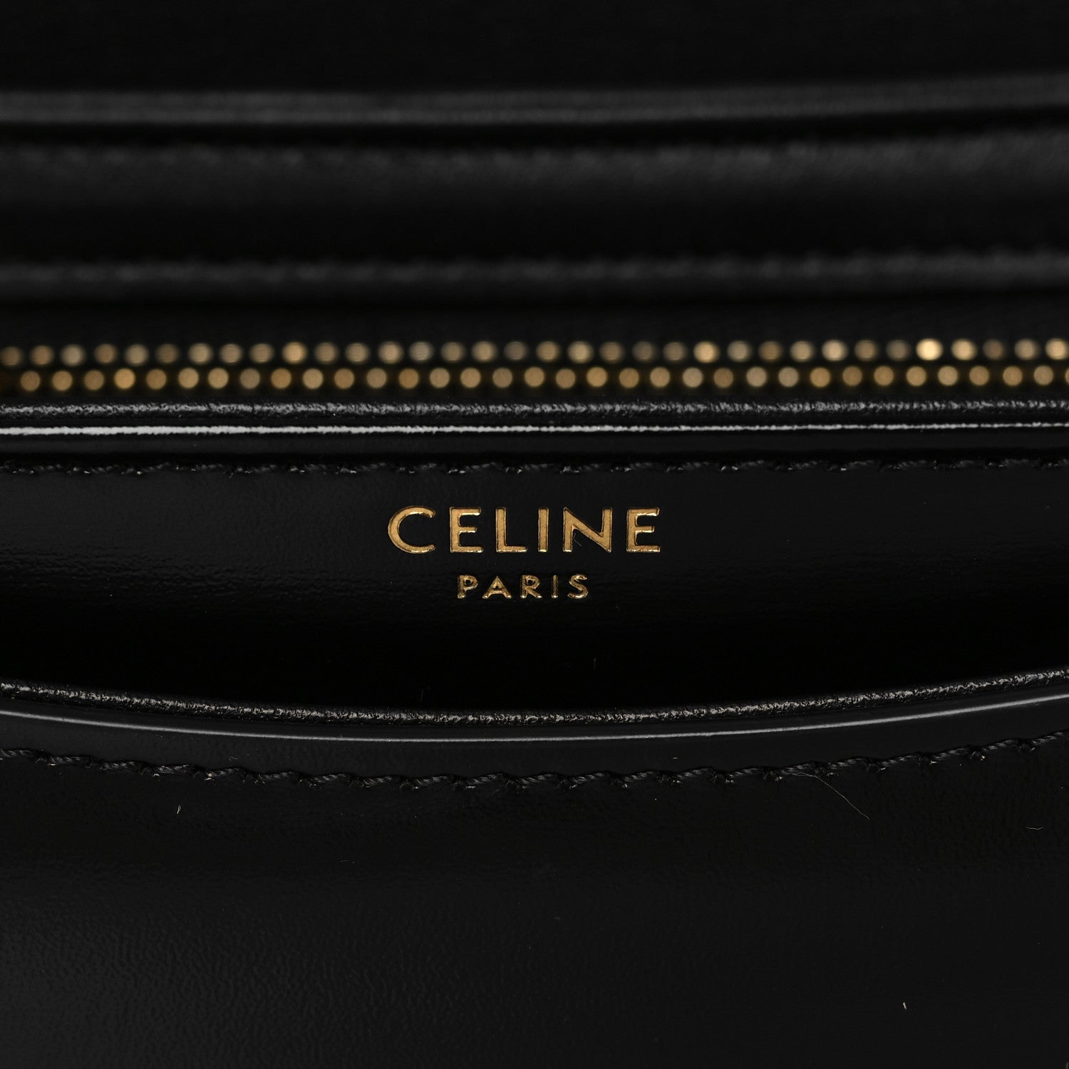 Celine Shiny Calfskin Teen Besace Black 6 of 9