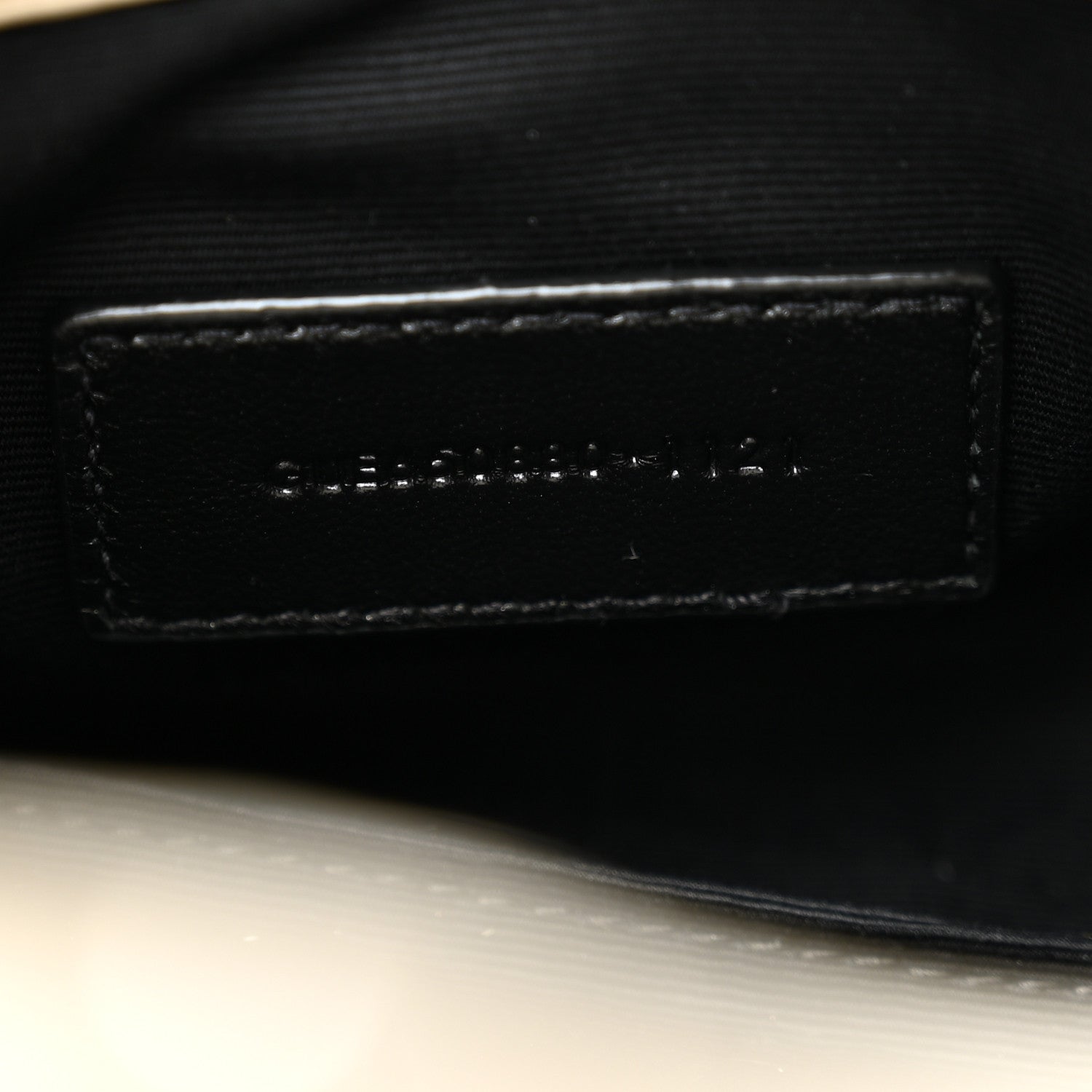 Saint Laurent Lambskin Monogram Loulou Puffer Pouch Clutch Crema Soft 7 of 8