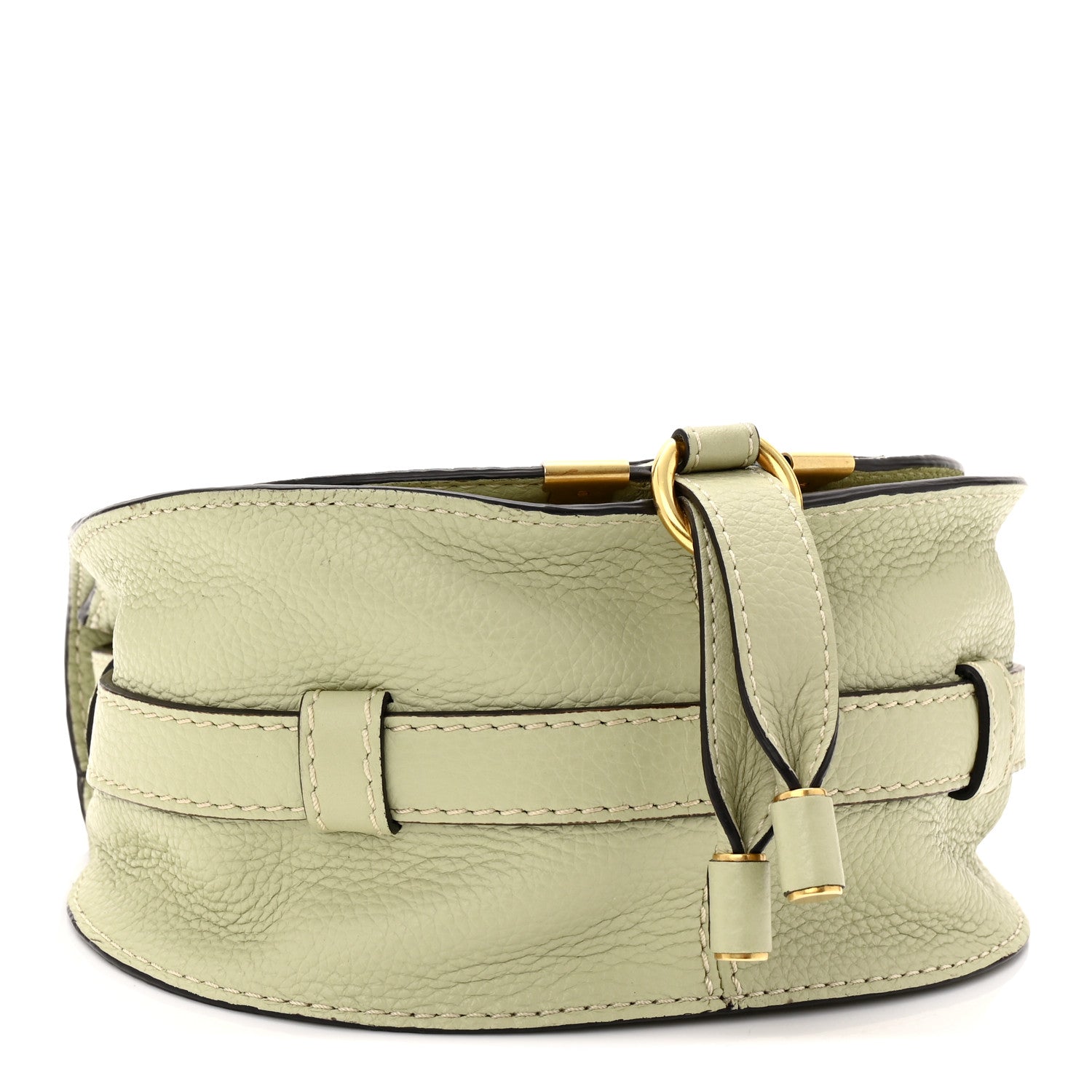 Chloe Calfskin Mini Marcie Round Crossbody Bag Light Eucalyptus 4 of 10