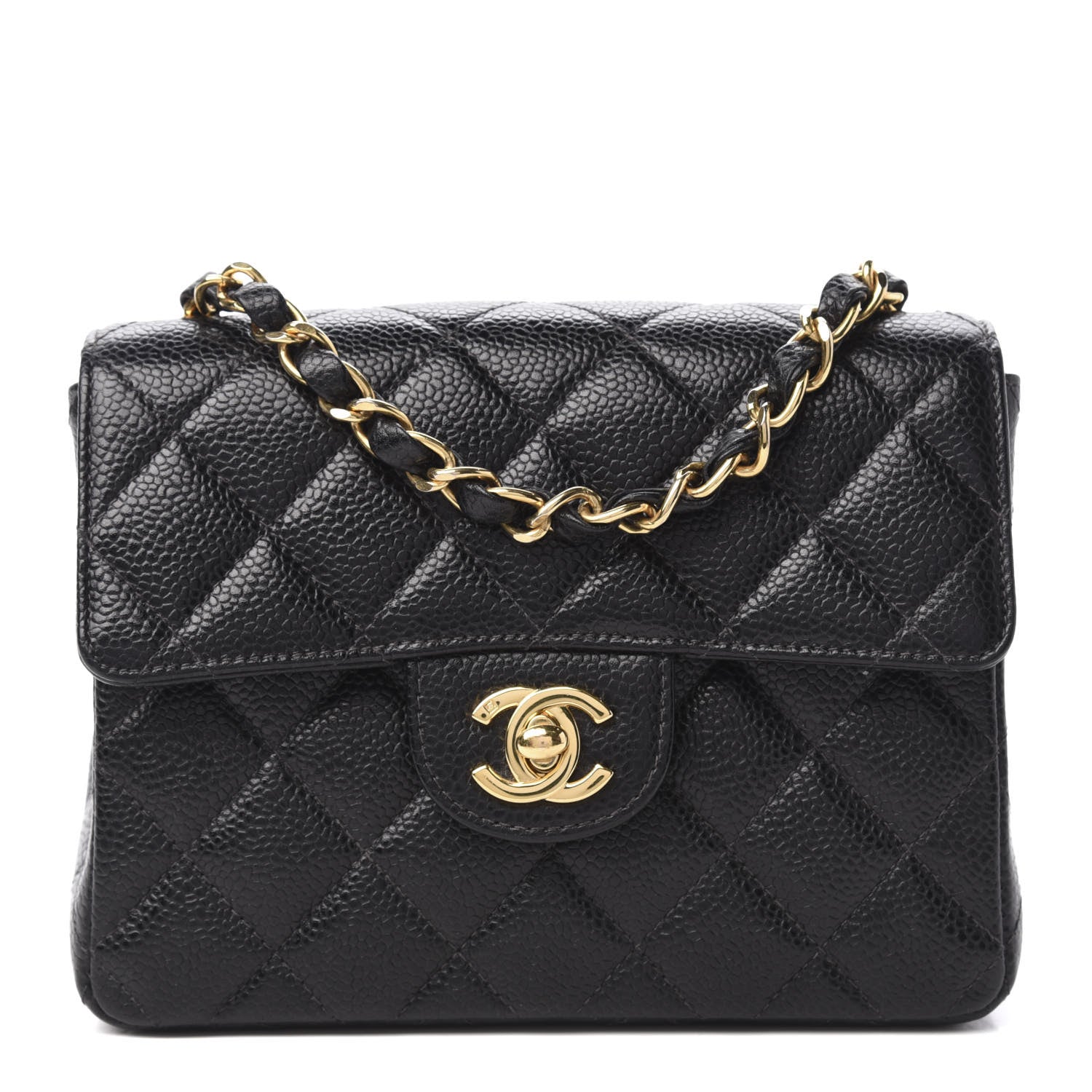 Chanel Caviar Quilted Mini Square Flap Black 1 of 11