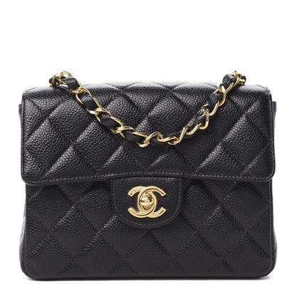 Chanel Caviar Quilted Mini Square Flap Black 1 of 11