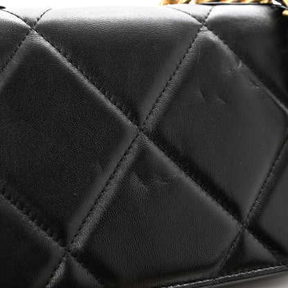 Chanel Lambskin Quilted Chanel 19 Wallet On Chain WOC Black 12 of 12