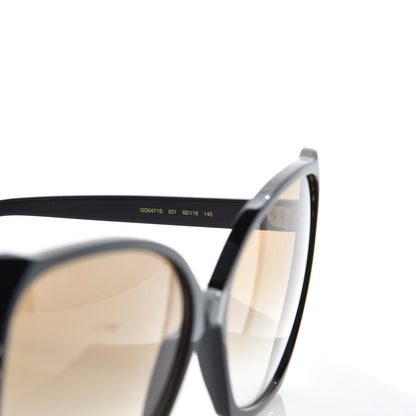 Gucci Acetate Oversize Square Frame GG0471S Sunglasses Black 6 of 7