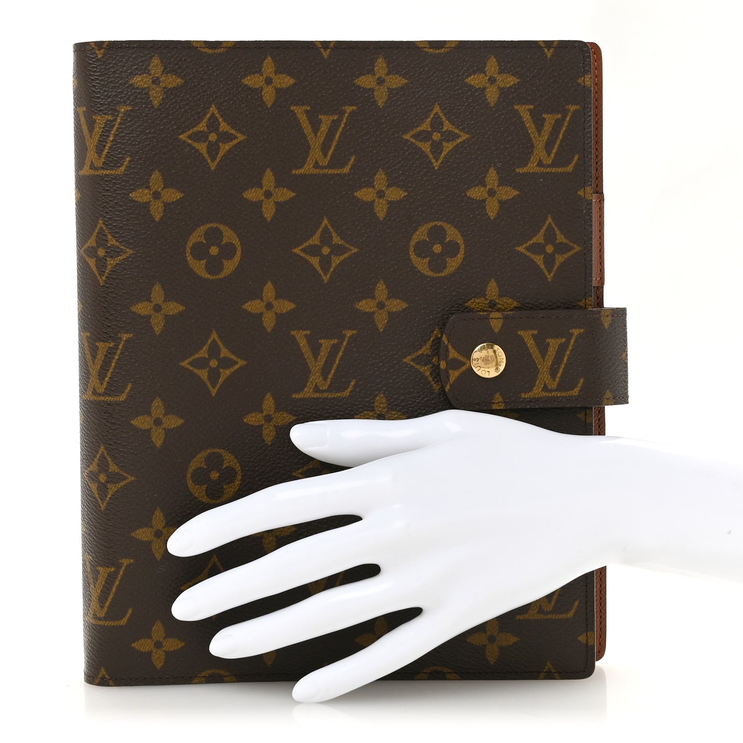 Monogram Large Ring Agenda Cover
