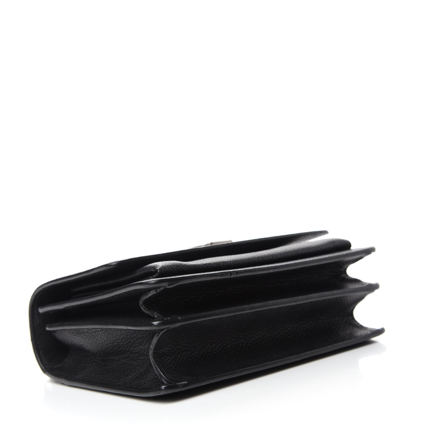 Saint Laurent Grained Calfskin Small Monogram Sunset Black 4 of 10