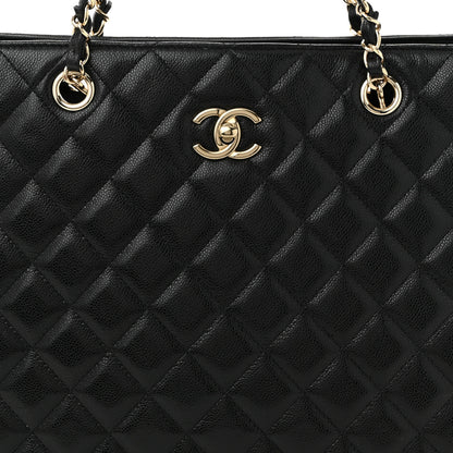 Chanel Caviar Quilted Large Shopping Tote Black 8 of 10