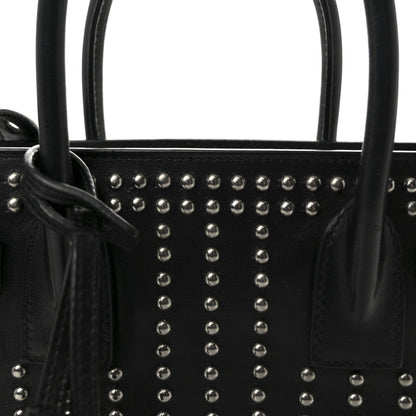 Saint Laurent Smooth Calfskin Studded Small Sac De Jour Black 7 of 9