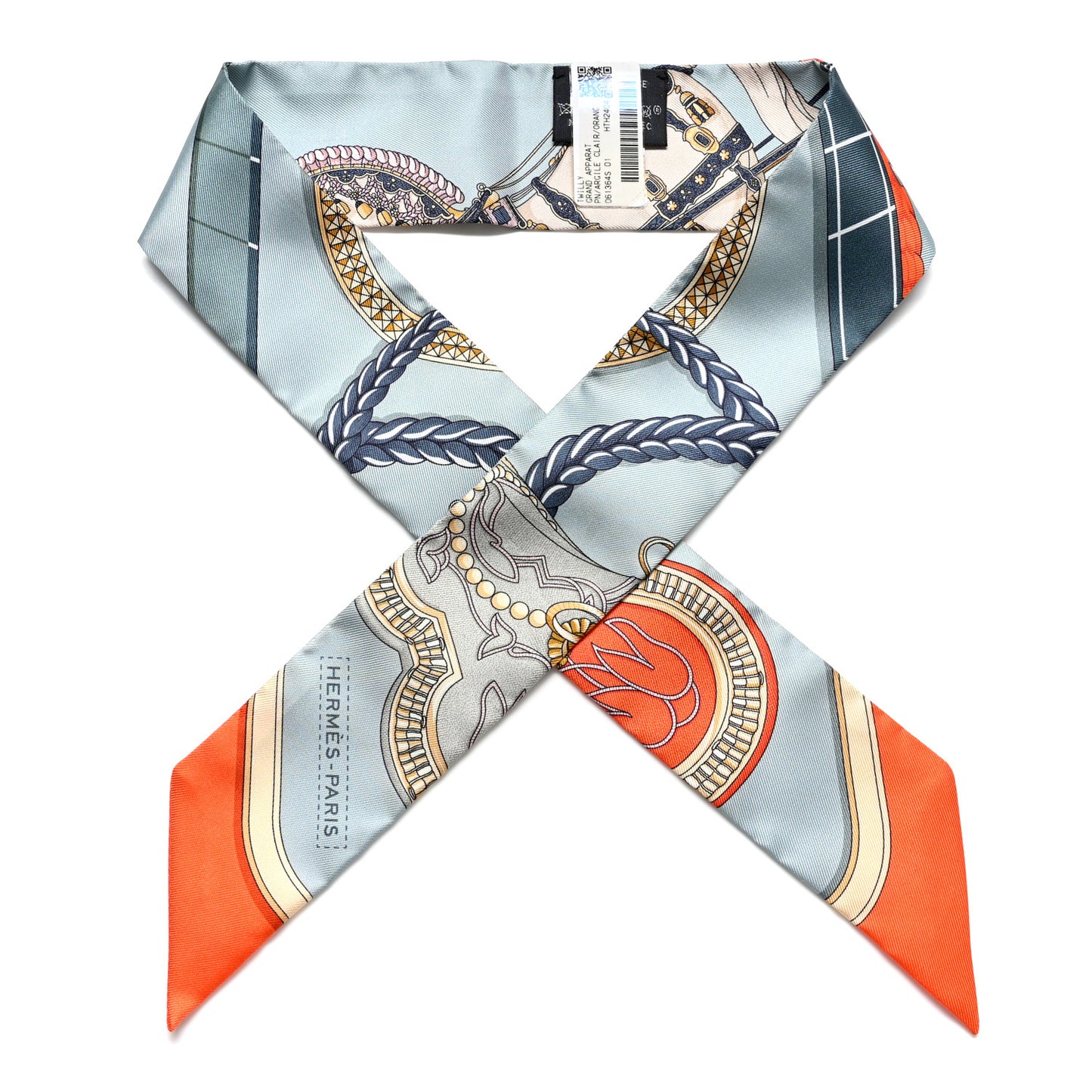 Silk Grand Apparat Twilly Argile Clair Orange Jaune