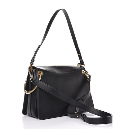 Chloe Calfskin Suede Medium Roy Bag Black 4 of 8