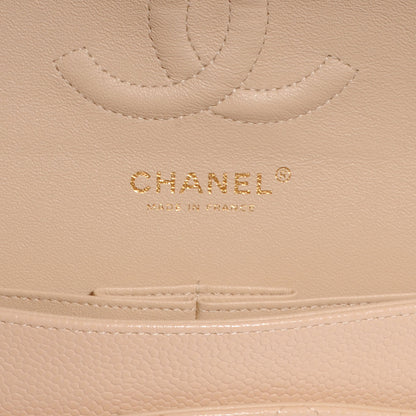 Chanel Caviar Quilted Medium Double Flap Beige Clair 7 of 9