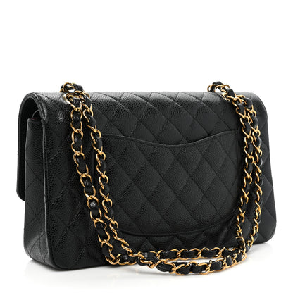 Chanel Caviar Quilted Medium Double Flap Black 2 of 9