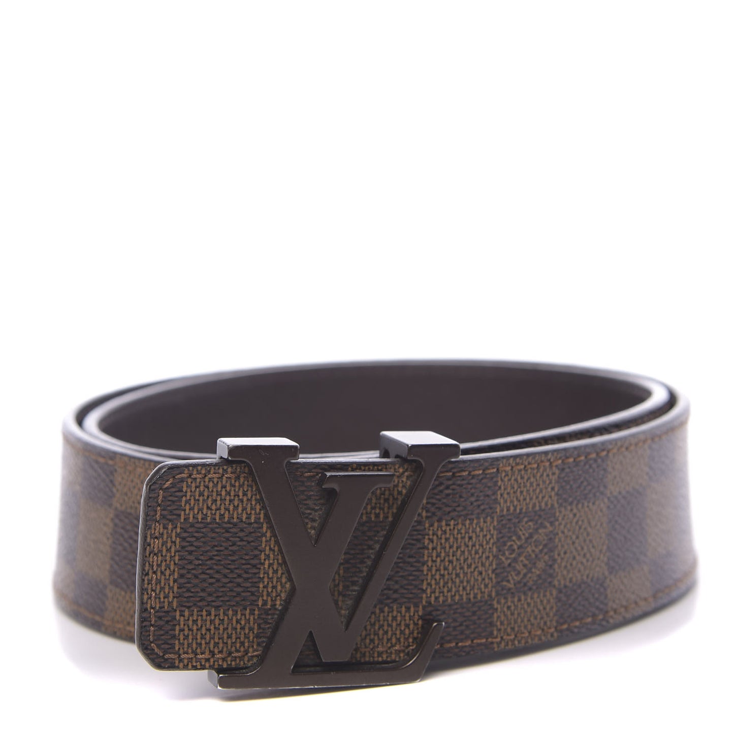 Damier Ebene 40mm LV Initiales Belt 90 36