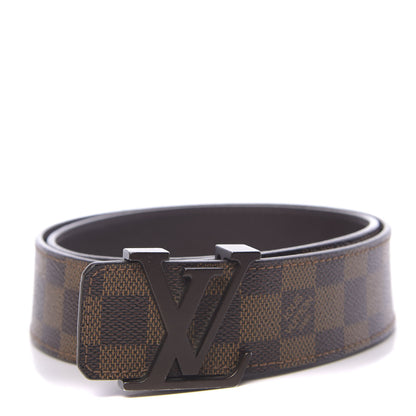 Louis Vuitton Damier Ebene 40mm LV Initiales Belt 90 36 1 of 7