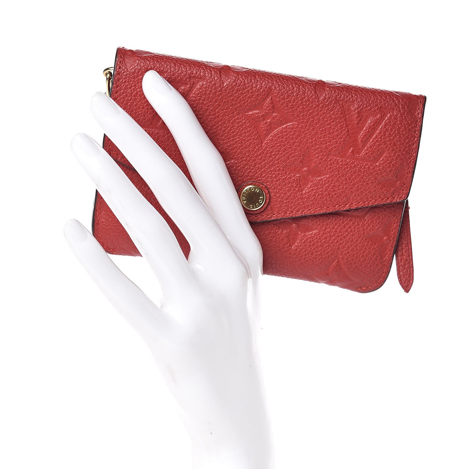 Louis Vuitton Empreinte Key Pouch Cherry 2 of 8