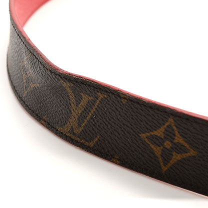 Louis Vuitton Calfskin Monogram 30mm LV Initiales Reversible Belt 85 34 Red 8 of 13