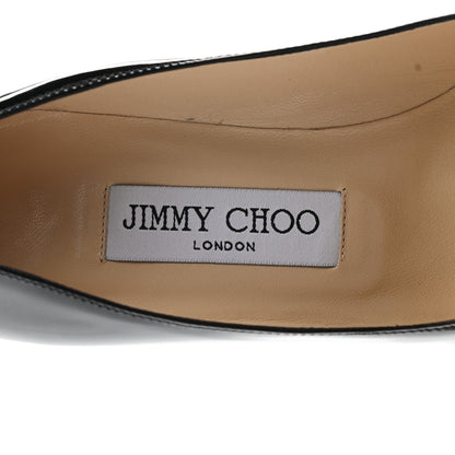Jimmy Choo Patent Agnes 85 Pumps 36 Black 7 of 10