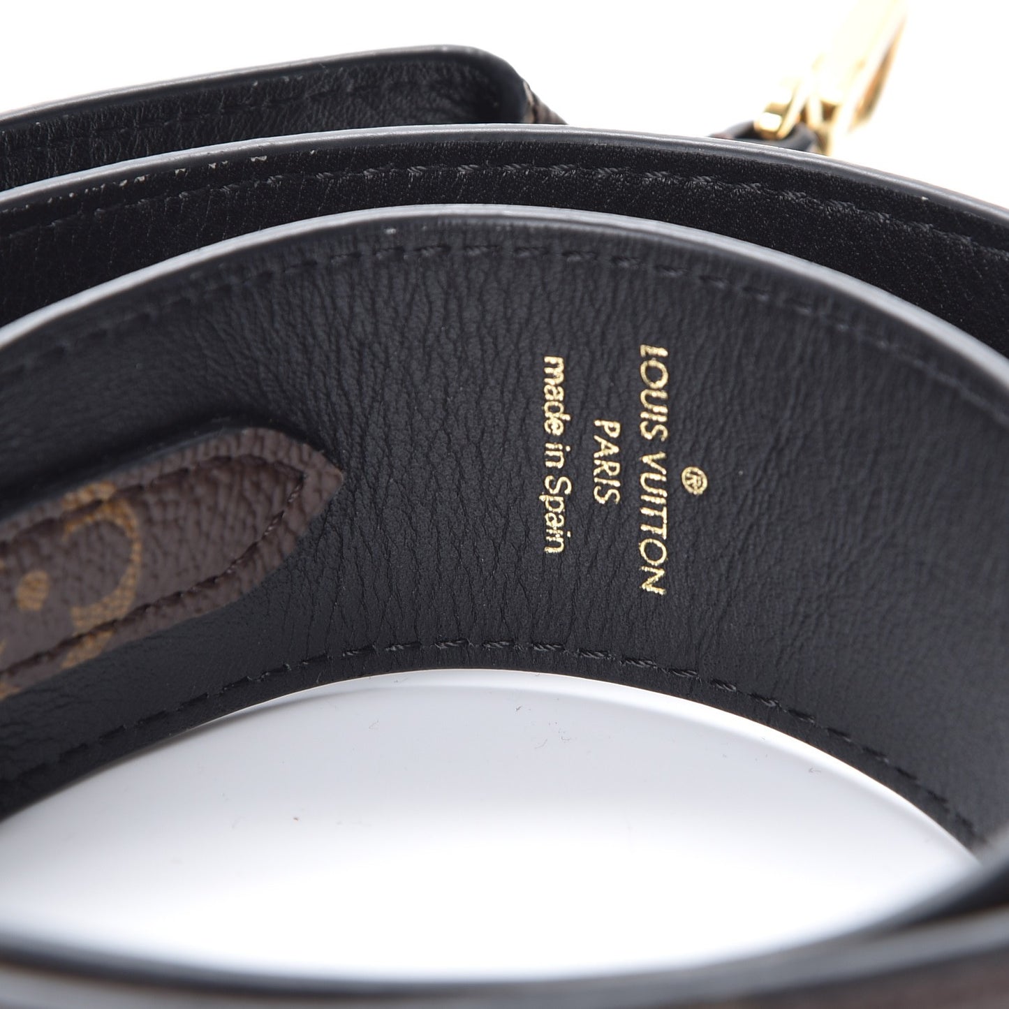 Monogram Bandouliere Shoulder Strap Black