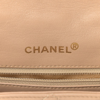 Chanel Lambskin Quilted Small Single Flap Beige 6 of 13
