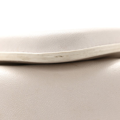 Bottega Veneta Lambskin Small Beak Triangle Flap Shoulder Bag Chalk 17 of 21