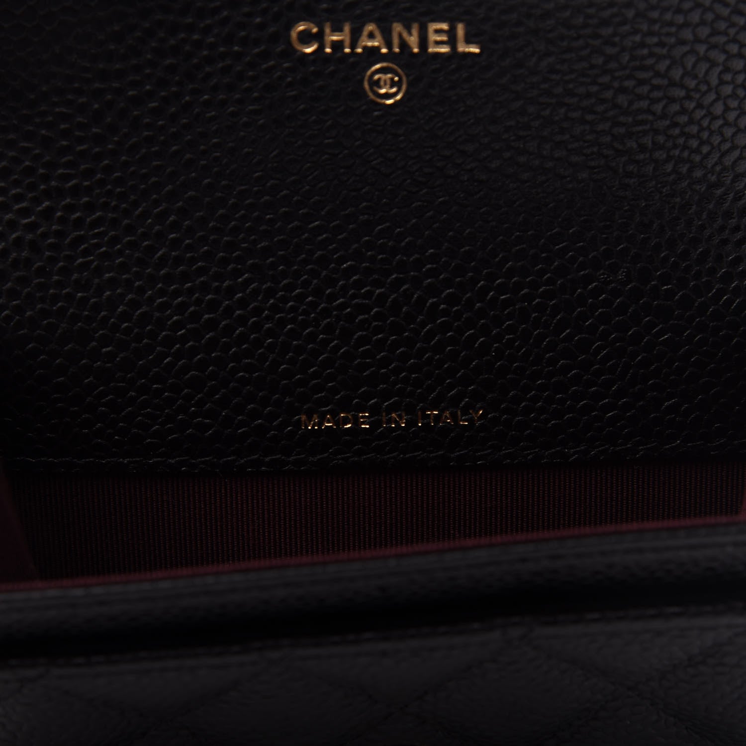 Chanel Caviar Quilted Flap Card Holder Wallet Black 7 of 9