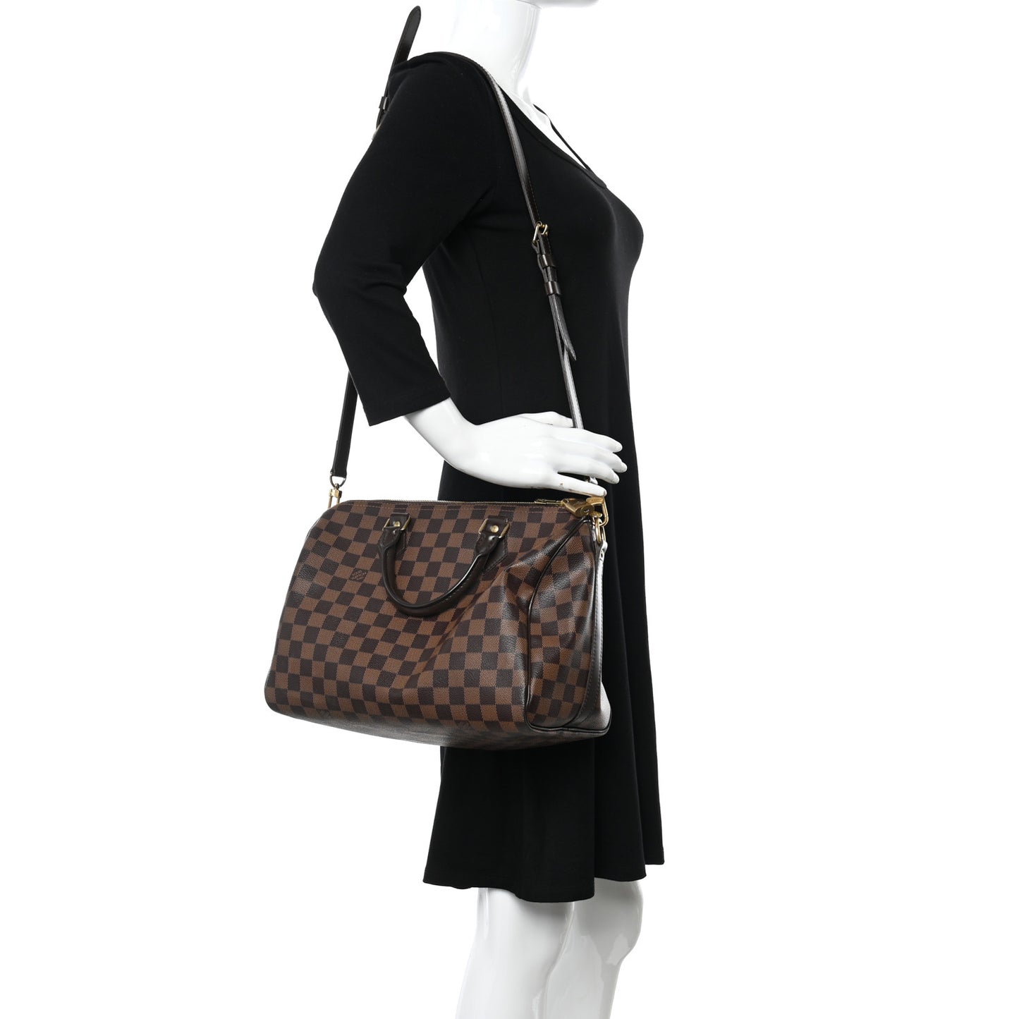 Damier Ebene Speedy Bandouliere 30