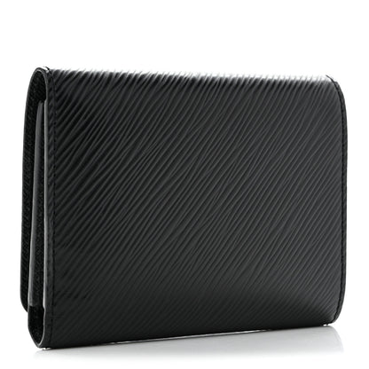 Louis Vuitton Epi Twist Compact Wallet Black 3 of 8