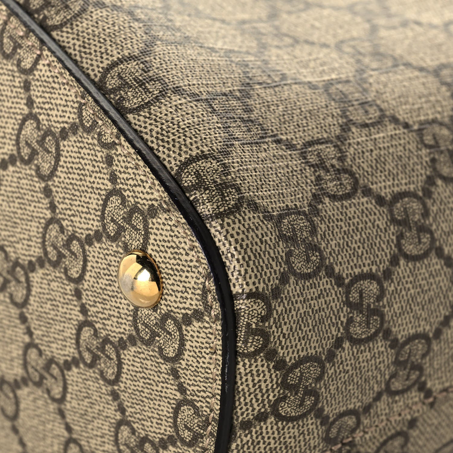 Gucci GG Supreme Monogram Linea A Hobo Brown 10 of 16