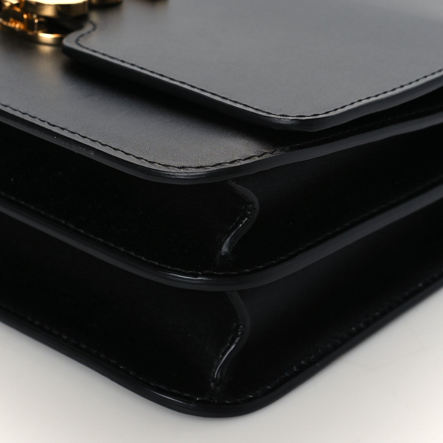 Calfskin Medium TB Bag Black
