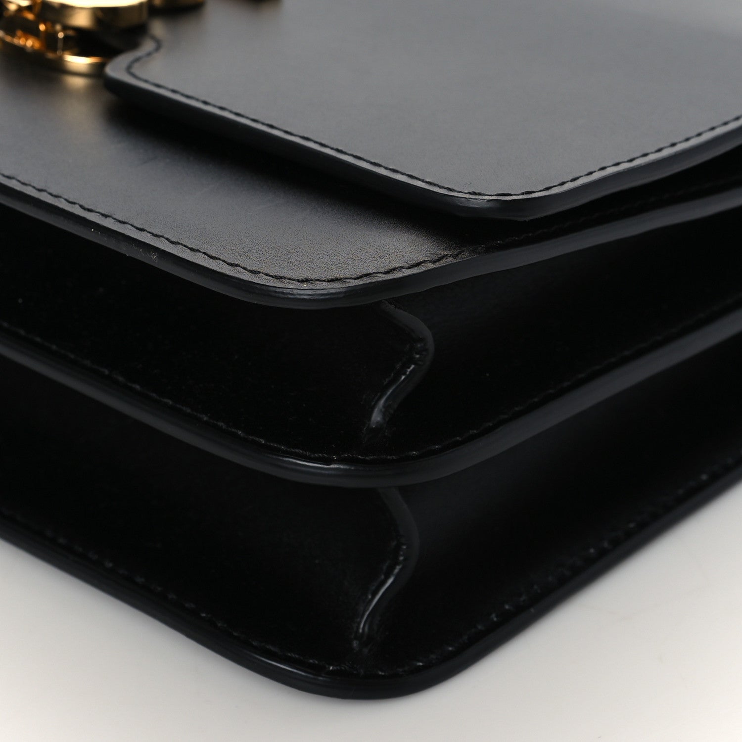 Burberry Calfskin Medium TB Bag Black 8 of 8