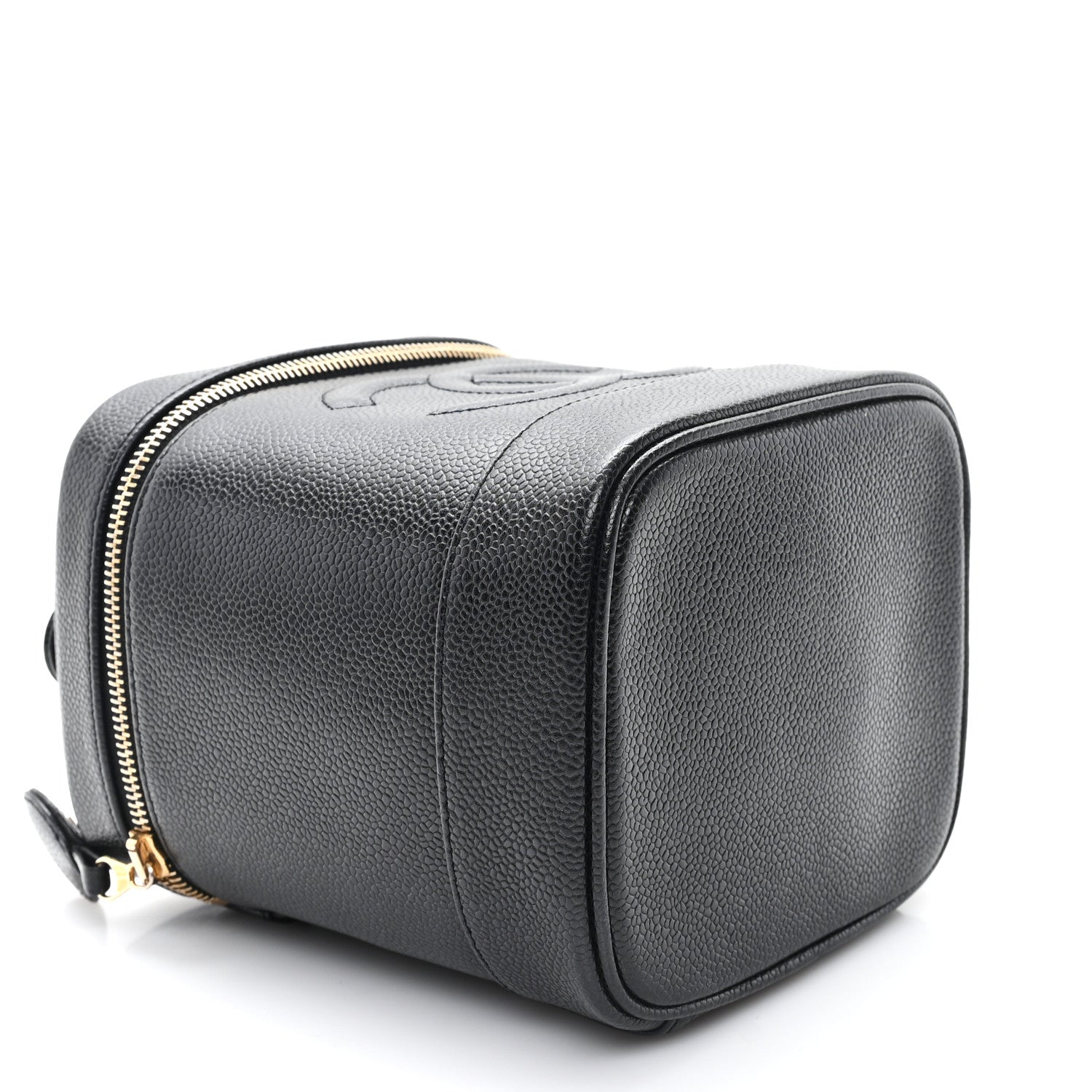 Chanel Caviar Vanity Cosmetic Case Black 4 of 8