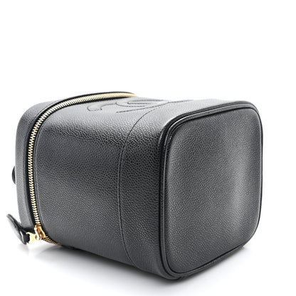 Chanel Caviar Vanity Cosmetic Case Black 4 of 8