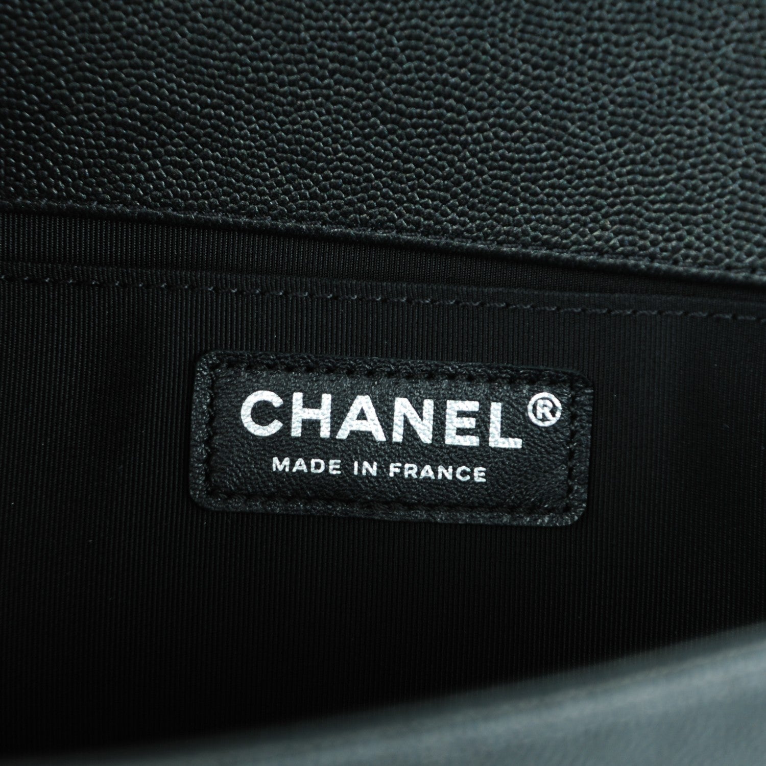 Chanel Caviar Quilted Medium Boy Flap So Black 7 of 8