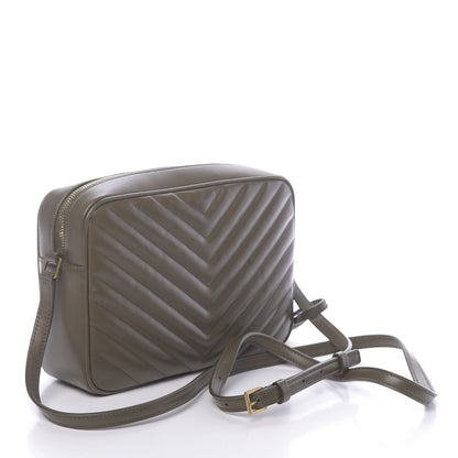 Saint Laurent Calfskin Matelasse Monogram Lou Camera Bag Seaweed 3 of 10