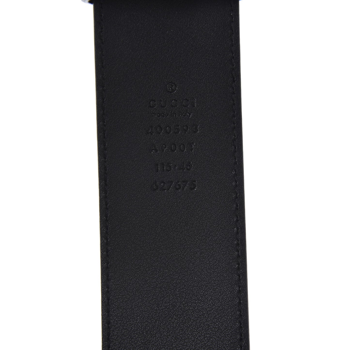 Calfskin Double G 40mm Belt 115 46 Black