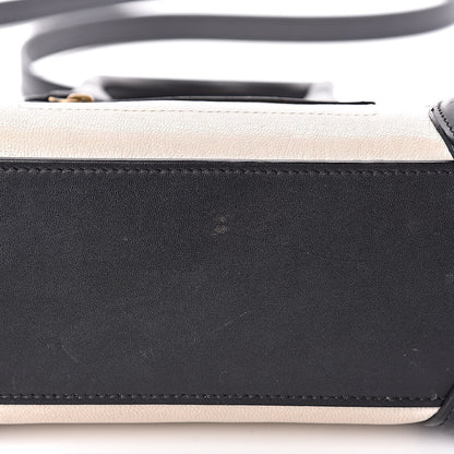 Celine Goatskin Smooth Calfskin Nano Tri-Color Luggage White 10 of 15