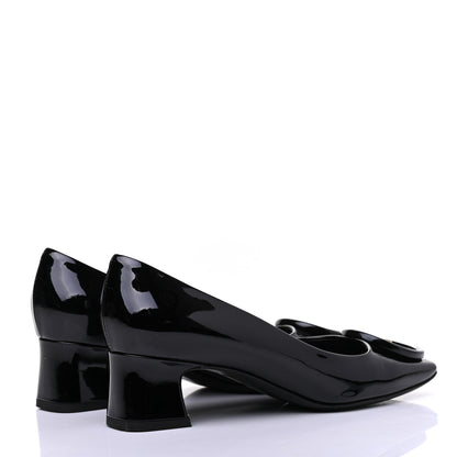Louis Vuitton Patent Madeleine Pumps 37.5 Black 4 of 15