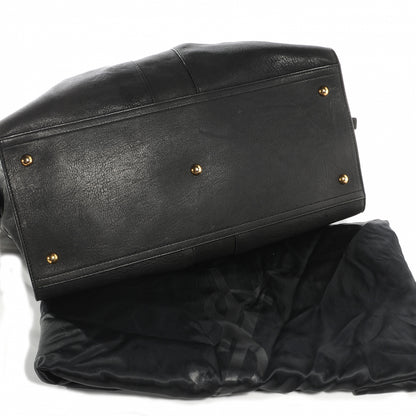 Saint Laurent Leather Large Cabas Chyc Black 8 of 8
