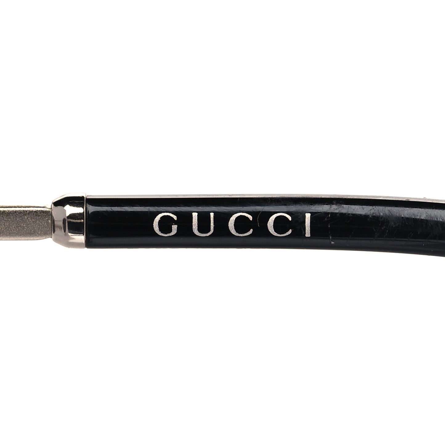 Round Metal GG0074SK Sunglasses Black Silver