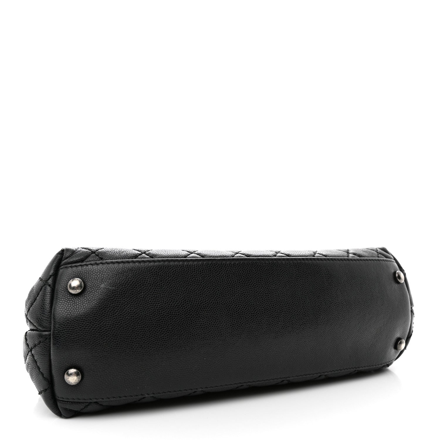 Chanel Caviar Quilted Small Coco Handle Flap Black 4 of 21