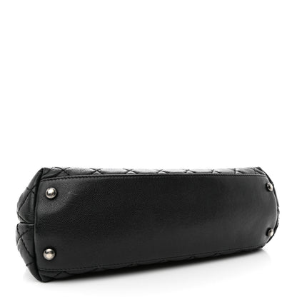 Chanel Caviar Quilted Small Coco Handle Flap Black 4 of 21
