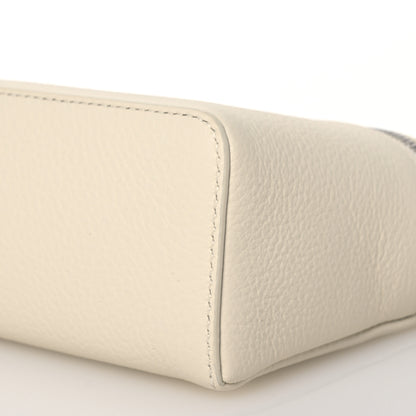 Loro Piana Grained Calfskin L19 Extra Pocket Pouch Whisper White 9 of 9