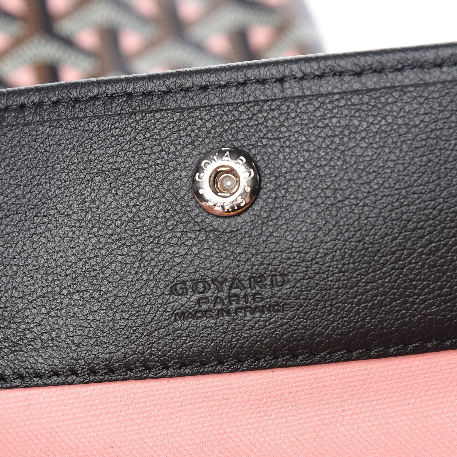 Goyard Goyardine Saint Louis Claire Voie PM Black Pink 7 of 11