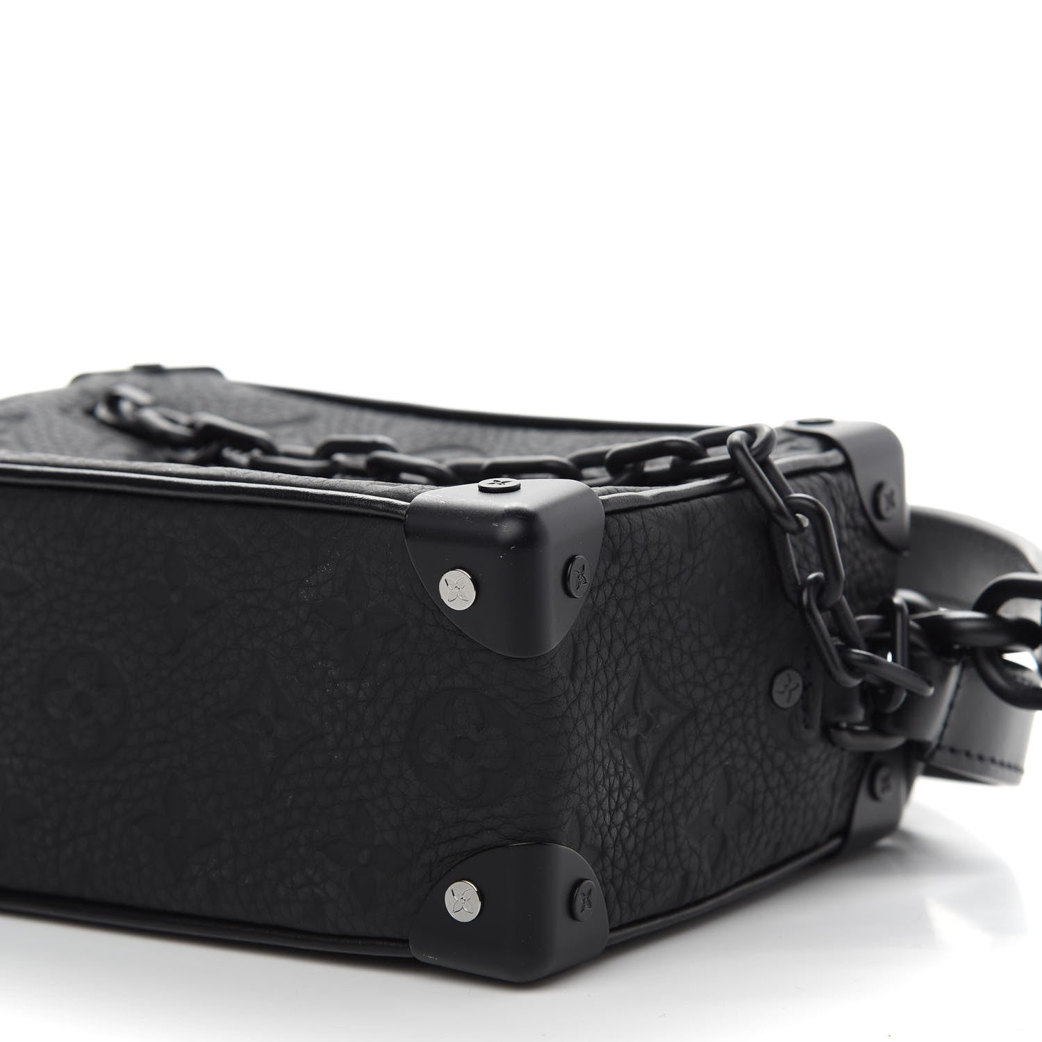 Louis Vuitton Taurillon Monogram Mini Soft Trunk Black 8 of 9