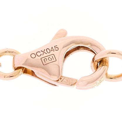 Cartier 18K Pink Gold Interlocking LOVE Necklace 6 of 7