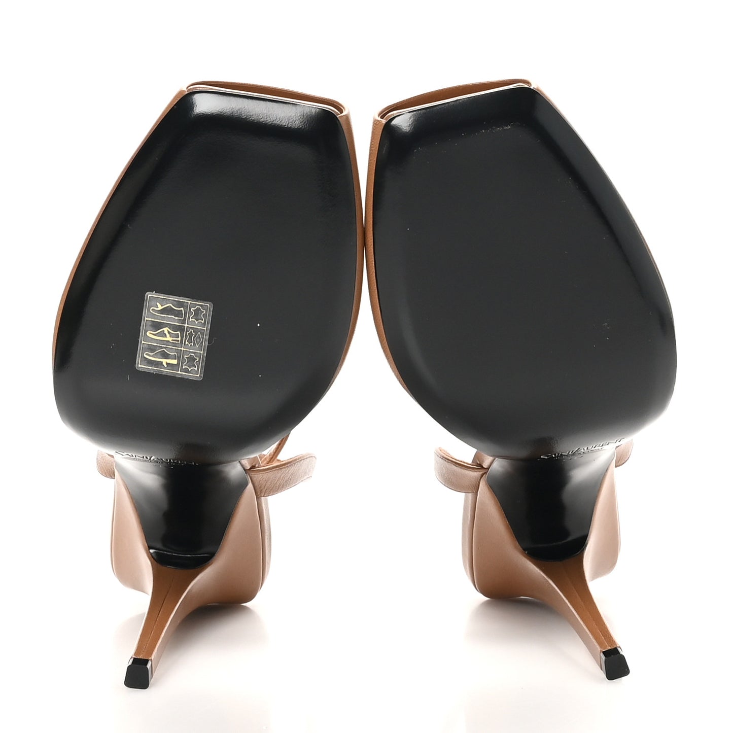 Smooth Calfskin La Scandale 110 Sandals 39 Dark Macadamia