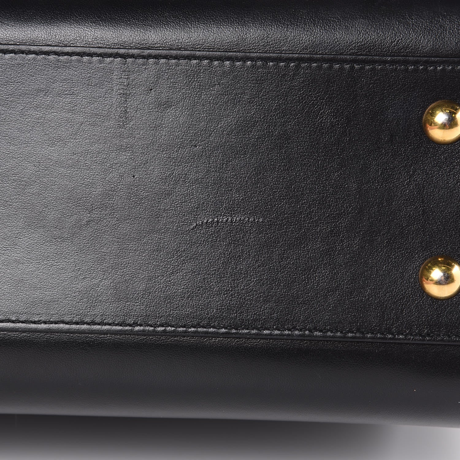 Saint Laurent Calfskin Monogram Baby Cabas Black 9 of 12