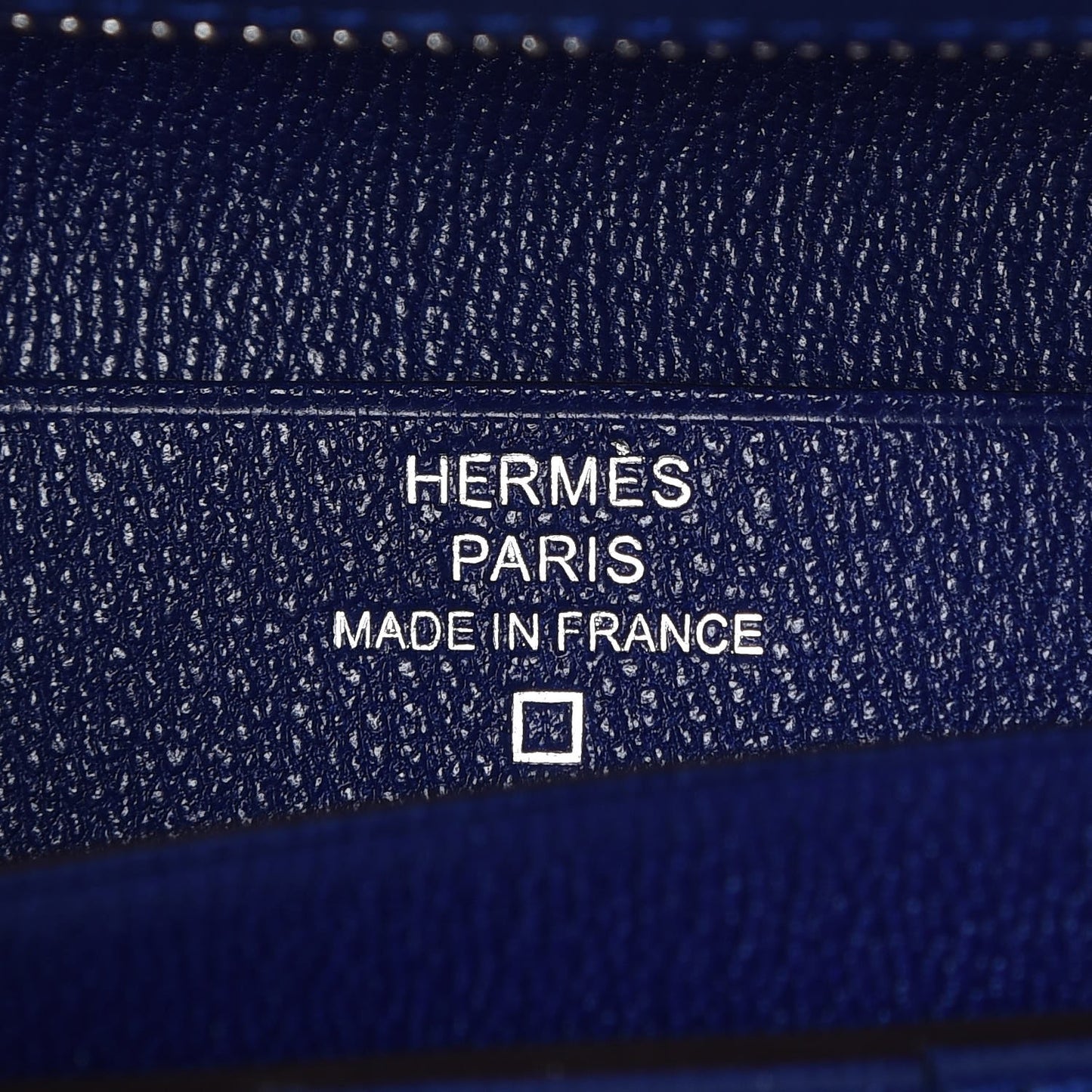 Shiny Alligator Bearn Wallet Bleu Electrique