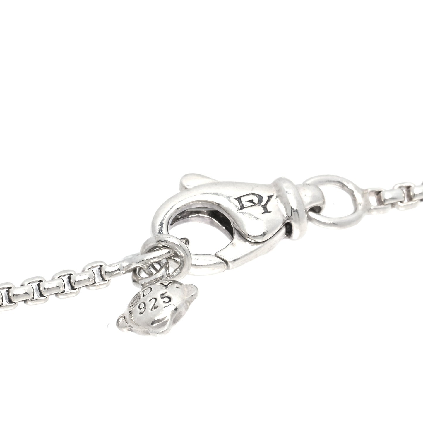 Sterling Silver Diamond 10mm Labyrinth Pendant Necklace