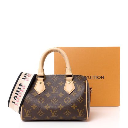 Louis Vuitton Monogram Speedy Bandouliere 20 Black 11 of 11