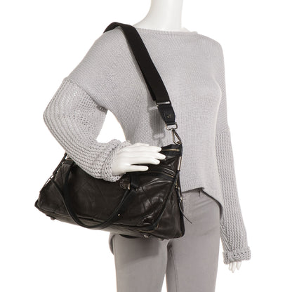 Lanvin Lambskin Amalia Double Wear Satchel Black 2 of 8